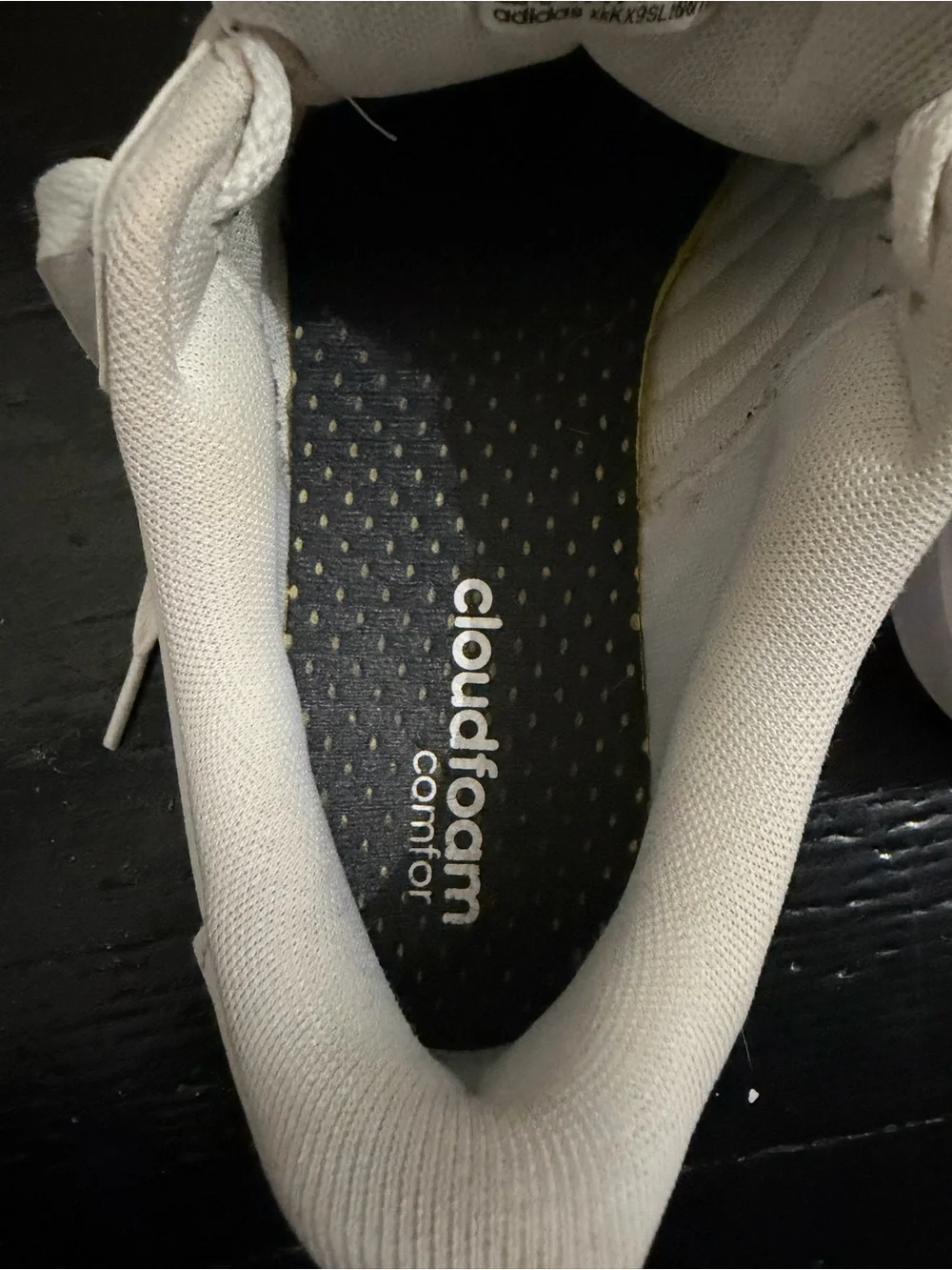 Adidas Grand Court 2.0 Cloud White Sneakers with Gold Metallic Details